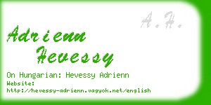 adrienn hevessy business card